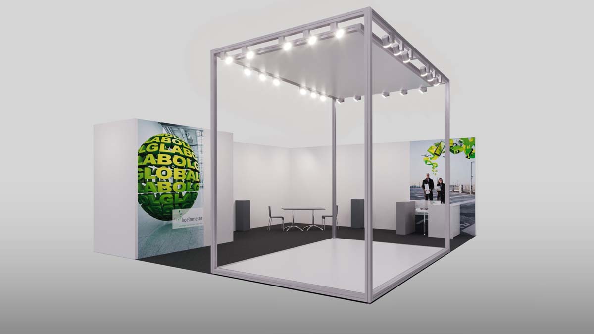 Trade fair stand Cube