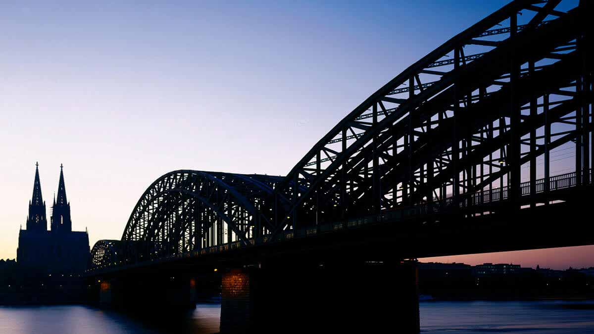 Most heavily used railway bridge in Germany.